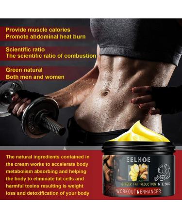 2Pcs Ginger Belly Muscle Cream - Workout Enhancer | Slimming Balm for Fitness | 50G Adult Cream for Men & Women - Buy Online on GoSupps.com
