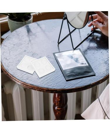 HONITANO 2 Pieces Blank White Makeup with Compartments Magnetic Closure Suitable for Eyeshadow Blush Powder Foundation Durable Portable Organizer for - Buy Online on GoSupps.com