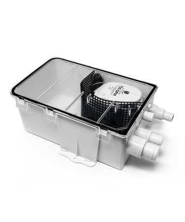 Five Oceans Shower Sump Pump Drain System Kit, 750 GPH, 12 Volts, Multiple Inlet Ports, Easy Installation, Ignition Protected, Clear Cover, Check-Valve on Outlet - FO3611 - Buy Online on GoSupps.com