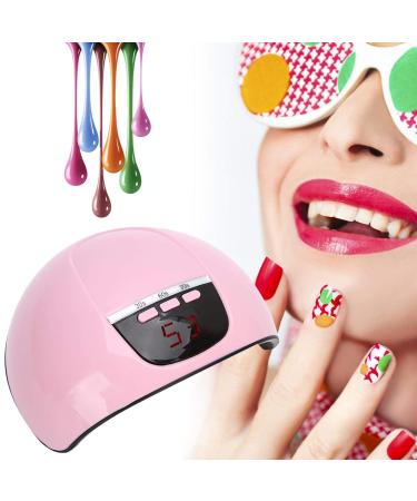 UV-LED Nail Lamp 54W | Professional Nail Gel Dryer with 18 Light Chips | Portable Manicure Tool for Home & Salon - Buy Online on GoSupps.com