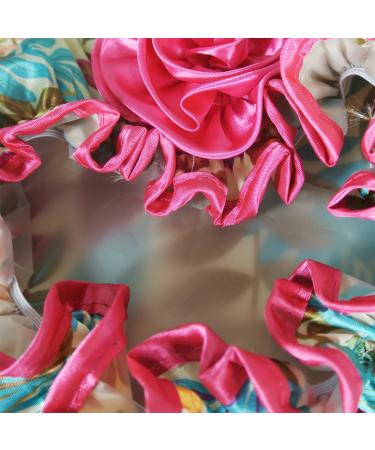 Kella Milla Stylish Satin Shower Cap - Vibrant Leaves | Premium Quality - Buy Online on GoSupps.com