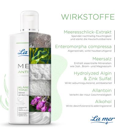 Buy La Mer Med+ Anti-Spot Clarifying Tonic | 200ml Facial Water for Blemished Skin - Cleans Clogged Pores Reduces Pimples & Blackheads Antibacterial & Soothing - Buy Online on GoSupps.com