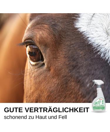 Supravit Brakes & Fly Spray for Horses - Effective Insect Protection Against Biting Flies & Mosquitoes - 500ml - Up to 8 Hours of Relief - Buy Online on GoSupps.com
