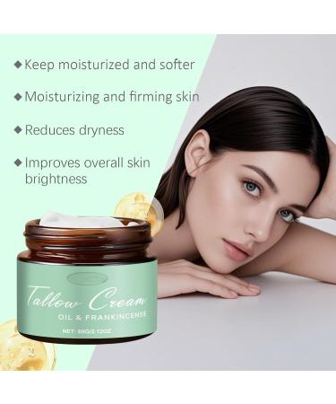  homomdy Beef tallow face cream tallow face moisturizer natural moisturizing and soothing cream for face and body revitalizes complexion brightens and nourishes skin (3pcs) - Buy Online on GoSupps.com