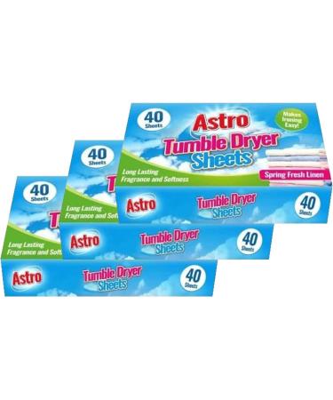 Fresh Linen Tumble Dryer Sheets - 120 Long-Lasting Fragrant and Soft Sheets - Buy Online on GoSupps.com
