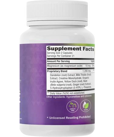 Ultimate Body Detox Cleanse - 42 Capsules, Made in USA - For Men & Women - Buy Online on GoSupps.com