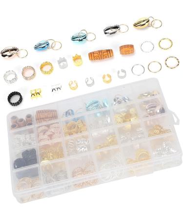 Hair Braid Rings Convenient Portable Dreadlock Hair Ring for Household for Parties for Wedding Banquets for Film Festivals for Office - Buy Online on GoSupps.com