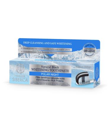 Natura Siberica - Polar Night Natural Whitening Black Toothpaste - 100g