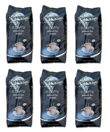 O' Sarracino 6x O Sarracino Il caff in grani roasted coffee beans coffee with classic taste high quality 1 kg