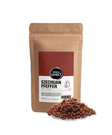 Spicy Welt Poivre de Sichuan Rouge Entier (250g) Baies de Sichuan (Hua Jiao) | Pour Wok Canard Mapo Tofu & Marinade | Ar me Floral & Bois | 100% Naturel Sans Additifs