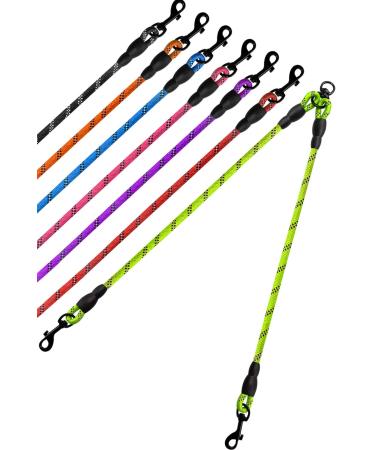 Taglory double linen/dog leash double linen for 2 dogs/no complication reflective climbing rope/adjustable splinter linen/green 75 cm (1 -pack) green - Buy Online on GoSupps.com