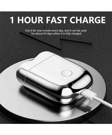 Mini Magnetic Automatic Electric Shaver Portable Waterproof Mini Cordless Men S Electric Shaver Usb Rechargeable Waterproof Shaver Electric Beard Trimmer (Grainy) - Buy Online on GoSupps.com