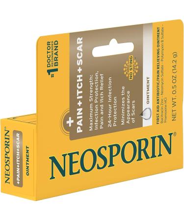 Buy Neosporin Antibiotic Ointment - Pain Relief Anti-Itch & Scar Minimizer - 24-Hour Protection for Cuts & Scrapes - .5 oz International Shipping - Buy Online on GoSupps.com