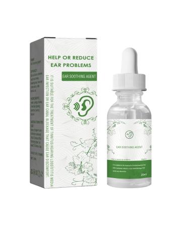 Ear Soothing Agent Ear Health Care Inner Ear Obstruction Tinnitus Ear Discomfort Ear Drops 20ml Grills for Teeth Deep Cuts (White One Size) One Size White