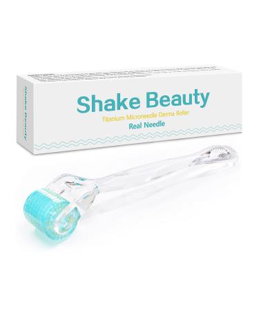 REAL Needles - Derma Roller 192 Titanium 0.25mm Micro Needle Cosmetic Microdermabrasion Tool for Face - Includes Storage Case derma roller-0.25mm