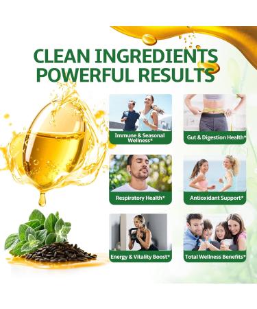 Oil of Oregano Capsules 4-in-1 Organic Oil of Oregano with Black Seed Oil Moringa & Vitamin D3 Softgels for Immune Support Carvacrol & Thymoquinone Non-GMO 300 Softgels- 150 Days Supply - Buy Online on GoSupps.com