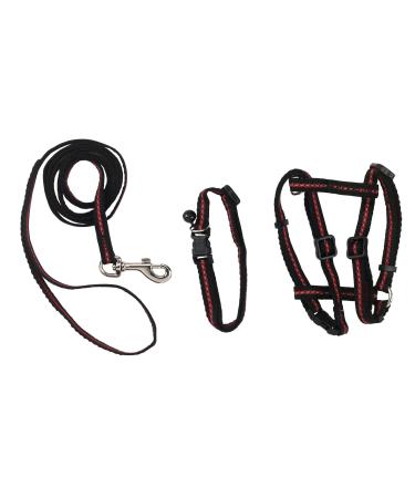 Kerbl 83785 Set of collar harness and leash for cats reflective