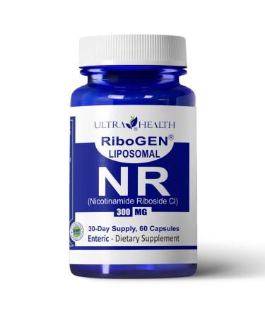 Best Value Nicotinamide Riboside (NR) 300mg New Enteric Capsules Liposomal Coated for Highest bioavailability NAD Supplement Ultra High Purity. NMN alternative.