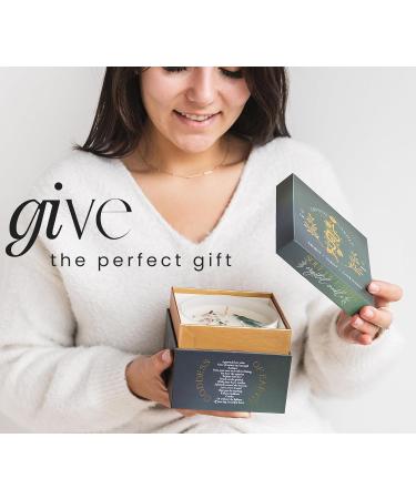 Taurus Virgo Capricorn Gifts for Women - 12oz Crystal Candle with Healing Stones | Zodiac Aromatherapy Soy Candles for Spiritual Birthday Gifts - Buy Online on GoSupps.com