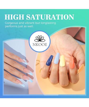 NKOOE 36 Colors Acrylic Nail Powder Set (10g/0.35oz Jars) - Fast Drying, Odorless, Non-Toxic, Easy-to-Blend | Ideal for DIY Nail Art & Salon Pros | Perfect Gift for Nail Enthusiasts - Buy Online on GoSupps.com