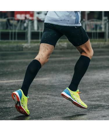 Shop Kuzimua 6 Pair Compression Stockings - Knee Socks for Men & Women | Sports Travel Pregnancy Medical Support - S-M Brown - Buy Online on GoSupps.com