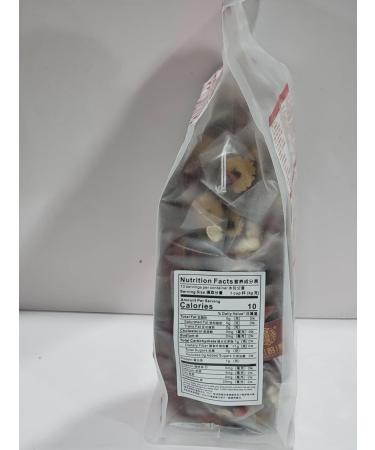 100% Pure Natural Herbal Tea Ginseng Longan Goji Tea Bag 300g/10.58oz (6g*50bags) Ginseng laurier Goji rond cassonade haricots rouges arachides sans caf ine sans additifs sans OGM - Buy Online on GoSupps.com