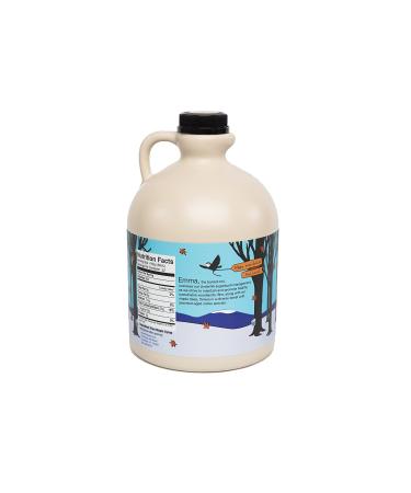 Organic Vermont Maple Syrup Grade A Dark Robust - 1/2 Gallon (64 oz) - Barred Woods Maple - Buy Online on GoSupps.com
