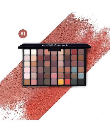 harayaa 54 Colors Eyeshadow Palette Cosmetics Kit Gift Enduring Professional Eye Makeup Palette Eye Shadow Palette for Women Beginners - Buy Online on GoSupps.com