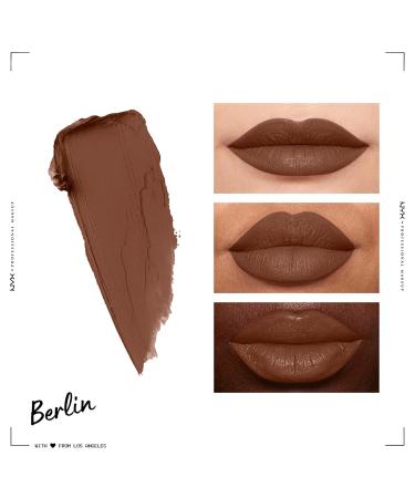 NYX Soft Matte Lip Cream in Berlin - Medium Warm Brown 0.27 Fl Oz - Buy Online on GoSupps.com