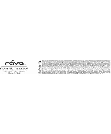 Raya SPA Bio-Effective Night Cream | Anti-Aging Moisturizer for Deep Recovery | Firming & Wrinkle Repair | Overnight Face Care | Non-Oily Renewal - Buy Online on GoSupps.com