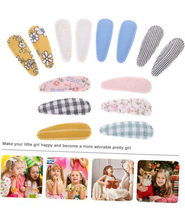 ibasenice 50 Pairs Fabric Bang Side Clip Floral Hair Clip Toddler Hair Accessories for Girls Hair Accessories for Toddler Girls Flower Fabric Hair Clips Girls Headdress Dense Baby Button - Buy Online on GoSupps.com