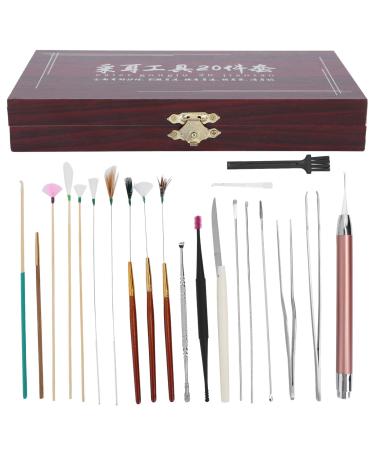 20pcs Less Steel Earwax t Ear Wax Tool Set Ear s with 20 Different ludes Luminous Earpick Ts