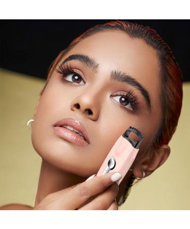 Electric Eyelash Curler Heated Beauty Eyelashes Curler Rechargeable Quick Heating Eyelash Heat Curler Portable Lashes Heating Curler for Long-Lasting Curl Pink - Buy Online on GoSupps.com