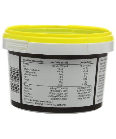 Marmite Yeast Extract Tub 600g - Savory Spread 1.32lb (Pack of 1) - Buy Online on GoSupps.com