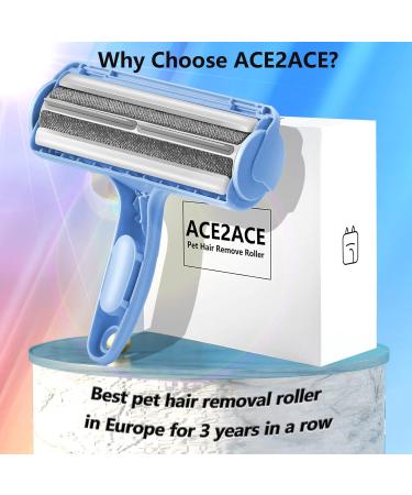 pet hair remover roller cat dog hair remover pet hair removal animal hair remover roller pet fur cleaning brush pet lint roller pet hair removal roller tool Blue - Buy Online on GoSupps.com