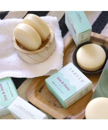 Buy Shampoo Bar One & Done for All Hair Types - Argan Oil - 4oz | Eco-Friendly Vegan & Zero Waste - Buy Online on GoSupps.com