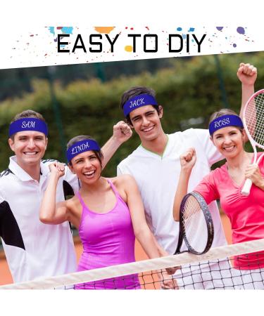 Gebuzz 10-Piece Elastic Ties for Men & Women | Ninja-Karate Pirate Chip Straps | Frontal Ligaments for Tennis Running Baseball - Royal Blue - Buy Online on GoSupps.com
