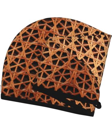 Wicker Woven Coral Velvet Quick-Dry Hair Cap - Ultimate Towel Wrap for Travel & Home | Unisex Hair Care - Buy Online on GoSupps.com