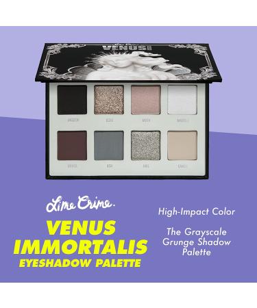 Lime Crime Venus Immortalis Eyeshadow Palette - 8 Matte and Metallic Shades - Highly Pigmented and Vegan Formula - Buy Online on GoSupps.com