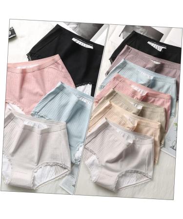 DINGHONGLI 4 Pcs Cotton Underwear Menstruation Underpants Maternity Thongs Kindly Yours Underwear Women Womens/478 Large Assorted Color - Buy Online on GoSupps.com