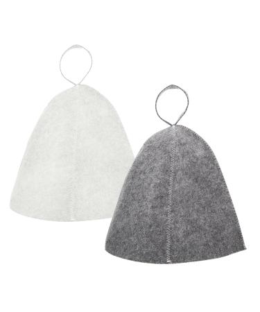 2 pieces sauna sauna hat sauna hat sauna caps men sauna hut felt saunahut funny felt hat sauna felt sauna hat hats easy to hang up breathing active universal size accessories for women men