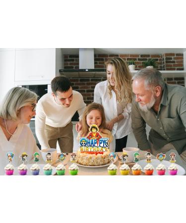 25 Pcs Cartoon Birthday Cake Toppers and Cupcake Toppers - Theme Party Decorations Supplies - Buy Online on GoSupps.com