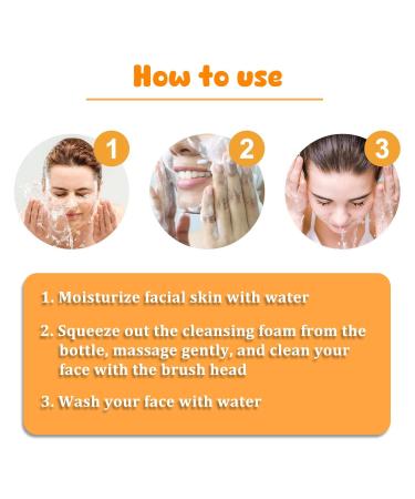 Turmeric Facial Cleanser - Deep Cleansing Foaming Wash for All Skin Types (180g - Buy Online on GoSupps.com