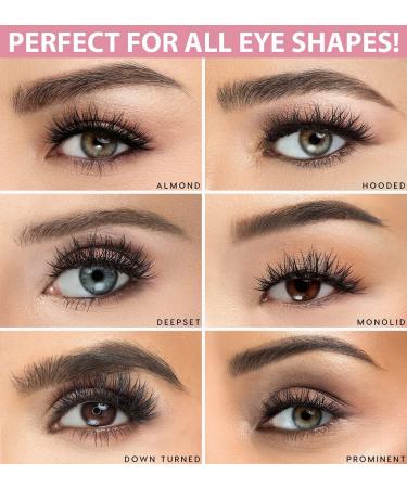 10 Pairs Magnetic Eyelashes and Eyeliner Kit - Reusable 3D False Lashes with Tweezers, No Glue Needed - Buy Online on GoSupps.com