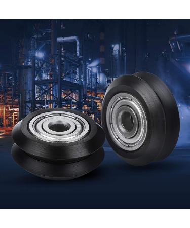 V-Shape Groove Wheel 5mm Bore 625 Bearing Pulley - Double Bearing Sliding Gate Accessories for CNC & 3D Printer - Pack of 20 - Buy Online on GoSupps.com
