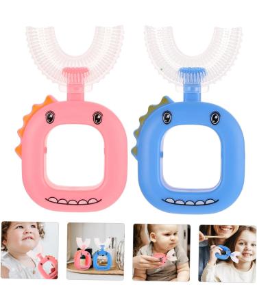 JECOMPRIS U-Shaped Toothbrush for Children | Silicone Manual Baby Toothbrush | Portable Household Toothcare Essentials - Buy Online on GoSupps.com