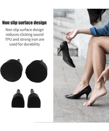 Buy Wear Resistant TPU High Heeled Shoes Pointy Toe Protectors - Silent Non-Slip 40 Pairs Heel Replacement Accessories for Long-lasting Comfort - Buy Online on GoSupps.com