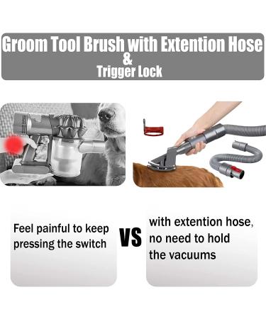 TPDL Groom Tool Attachment Brush for Dyson V7 V8 V10 V11 V12 V15 - Pet Grooming Brush with Hose & Converter - Buy Online on GoSupps.com