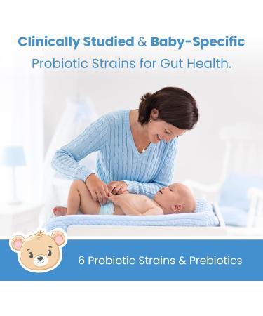 USDA Organic Baby Probiotic Drops for Infants | Colic Reflux Gas & Constipation Relief | Digestive & Immune Support for Newborns (0-24 Months - Buy Online on GoSupps.com