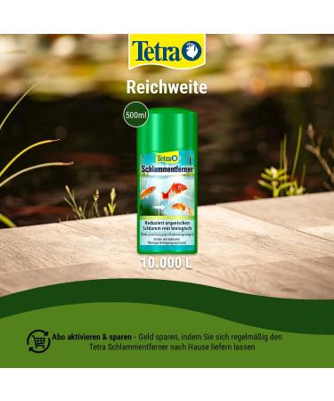 Tetra Pond Sludge Remover - Biological Sludge Solution for Garden Ponds | 500 ml Bottle - Buy Online on GoSupps.com